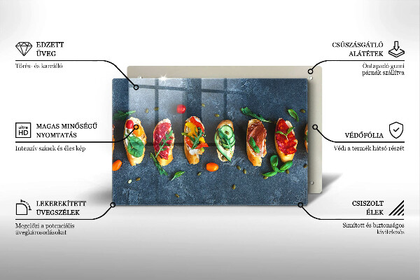 Krycia doska na sporák Farebné sendviče