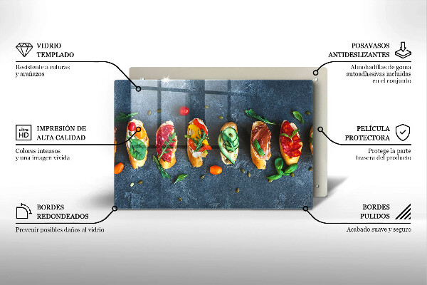 Krycia doska na sporák Farebné sendviče