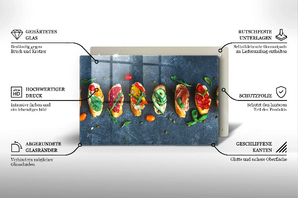 Krycia doska na sporák Farebné sendviče