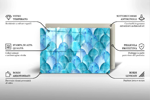 Krycia doska na sporák Akvarelové váhy