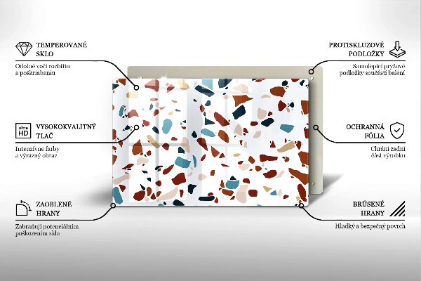 Krycia doska na sporák Dekoratívny kameň