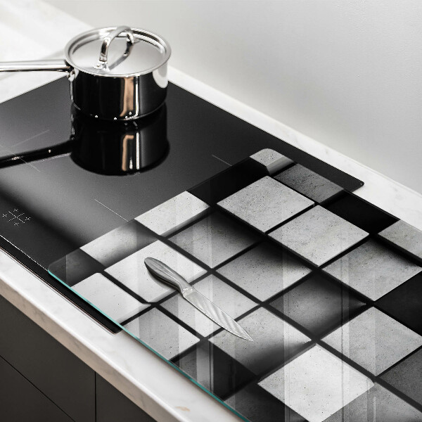 Krycia doska na sporák 3D geometria pozadia