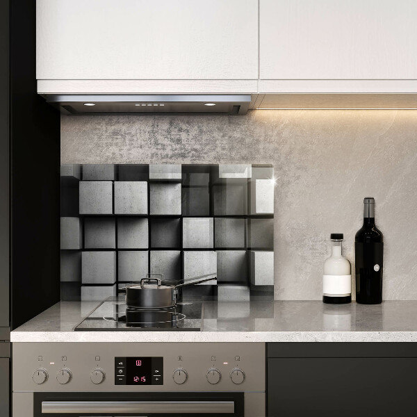 Krycia doska na sporák 3D geometria pozadia