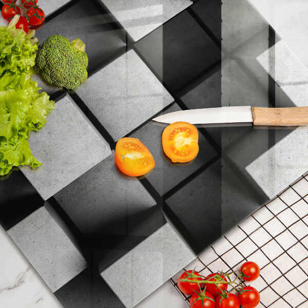 Krycia doska na sporák 3D geometria pozadia