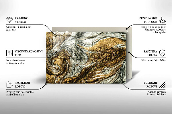 Krycia doska na sporák Bohatá abstrakcia