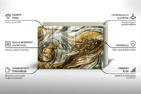 Krycia doska na sporák Bohatá abstrakcia