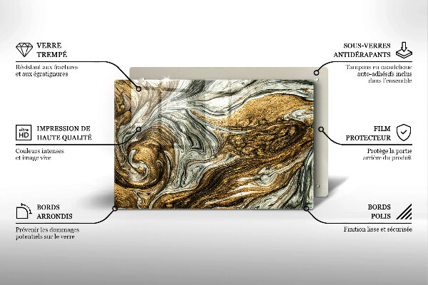 Krycia doska na sporák Bohatá abstrakcia