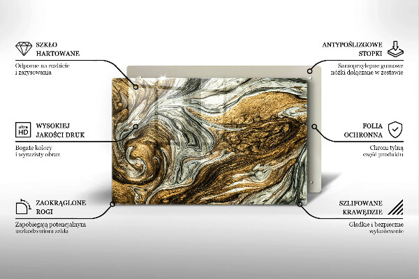 Krycia doska na sporák Bohatá abstrakcia