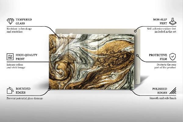 Krycia doska na sporák Bohatá abstrakcia