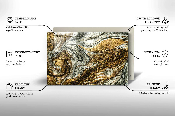 Krycia doska na sporák Bohatá abstrakcia