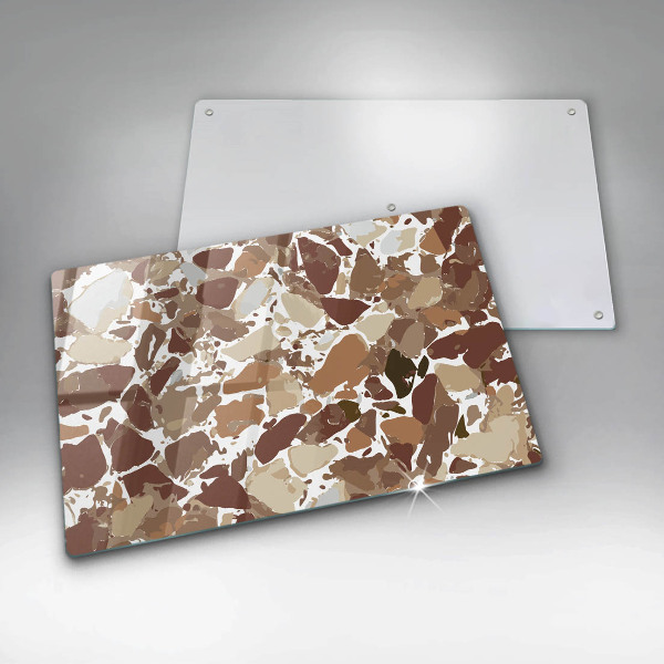 Krycia doska na sporák Kamenné ozdobné škvrny