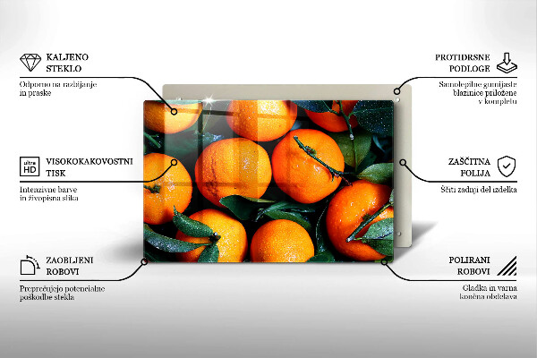 Krycia doska na sporák Pomarančové ovocie