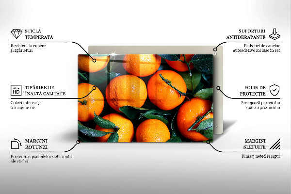 Krycia doska na sporák Pomarančové ovocie