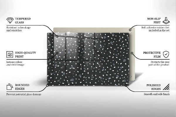 Krycia doska na sporák Dekoratívny kameň