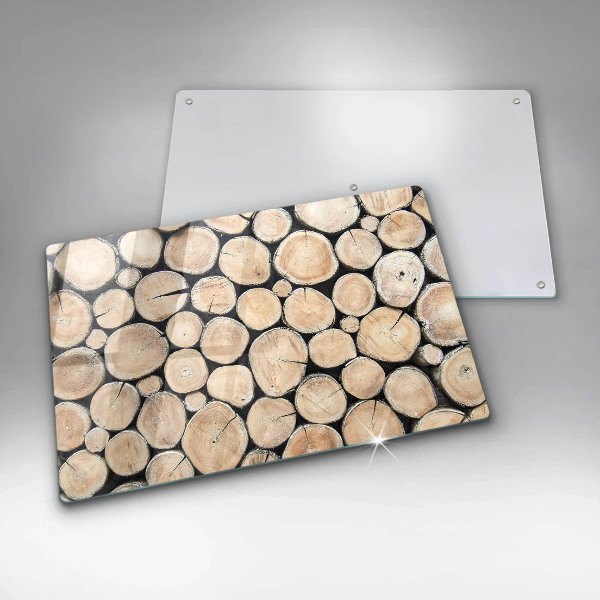 Kryt na indukčnú dosku Drevené kmene stromov