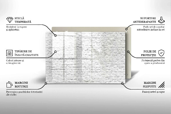 Sklo za varnú dosku Murovaná stena