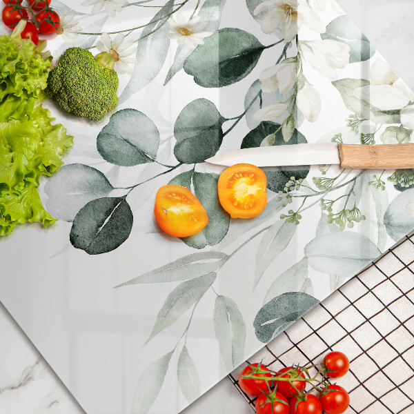 Krycia doska na sporák Akvarelové rastliny