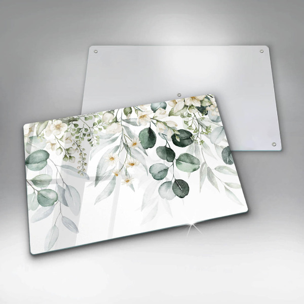 Krycia doska na sporák Akvarelové rastliny