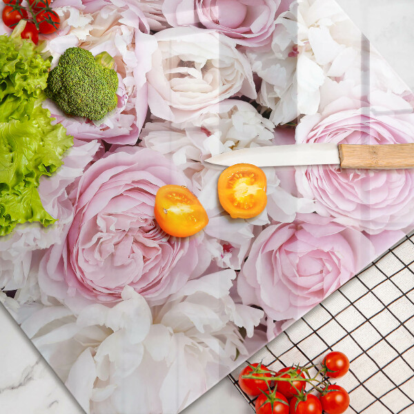 Sklo za varnú dosku Pivoňková kytica