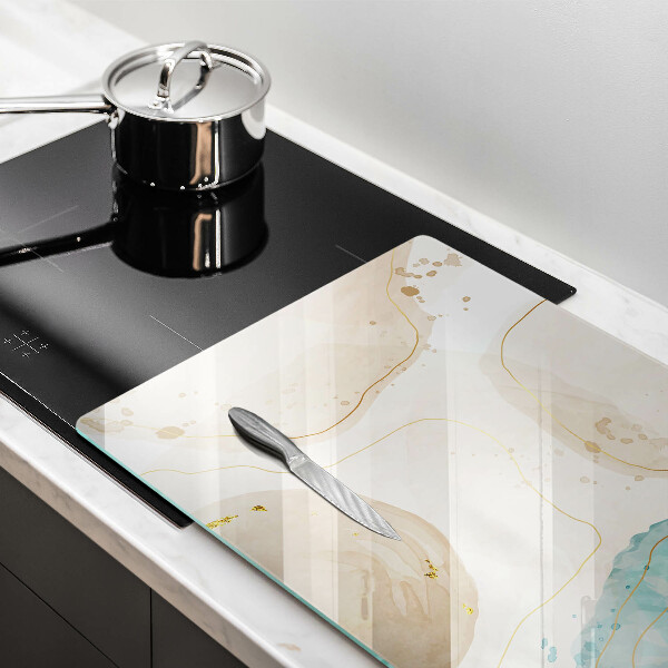 Sklo za varnú dosku Svetlé boho tvary