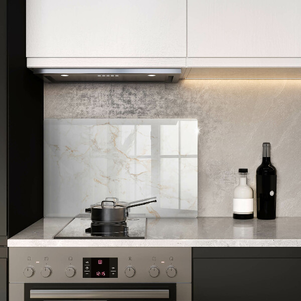 Sklo za varnú dosku Elegantný mramorový kameň