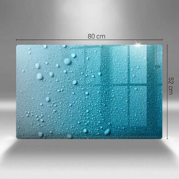 Sklo za varnú dosku Kvapky vody