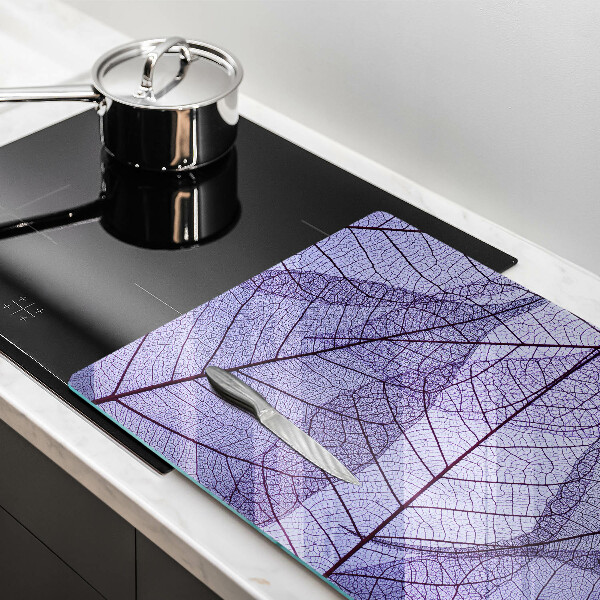 Sklo za varnú dosku Listy so žilami