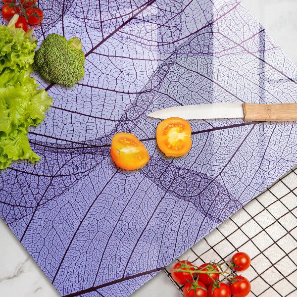 Sklo za varnú dosku Listy so žilami