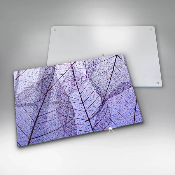 Sklo za varnú dosku Listy so žilami