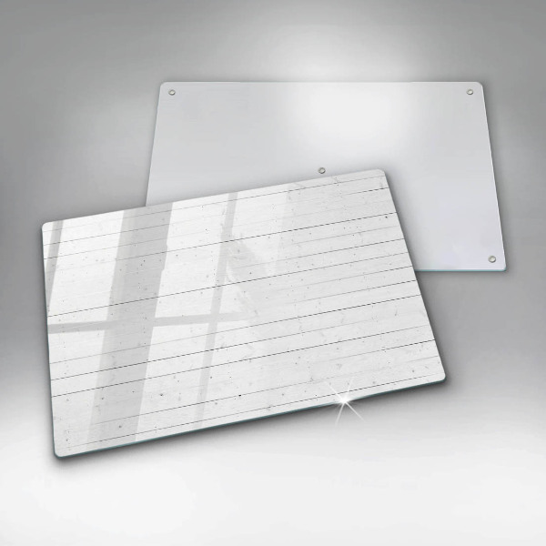 Kalené sklo za sporák Moderné svetlé dosky