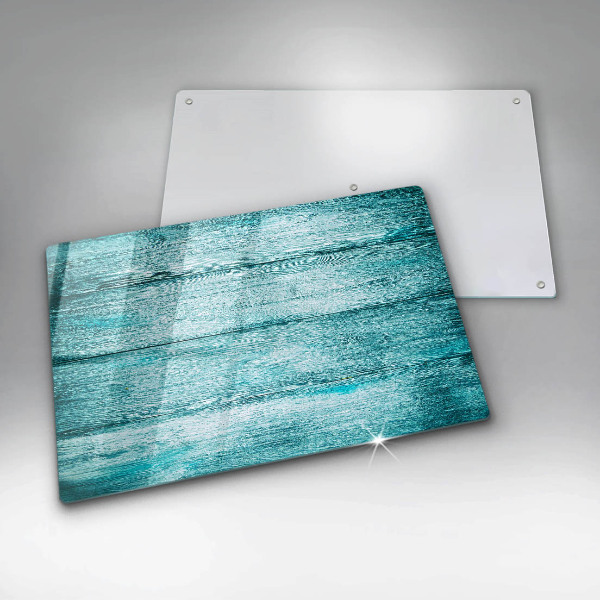 Kalené sklo za sporák Vintage drevené dosky