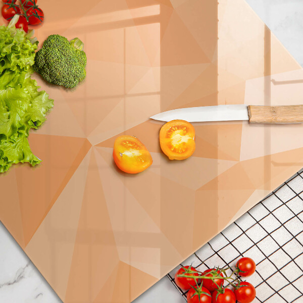 Kalené sklo za sporák Geometrické pozadie