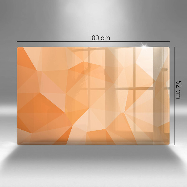 Kalené sklo za sporák Geometrické pozadie