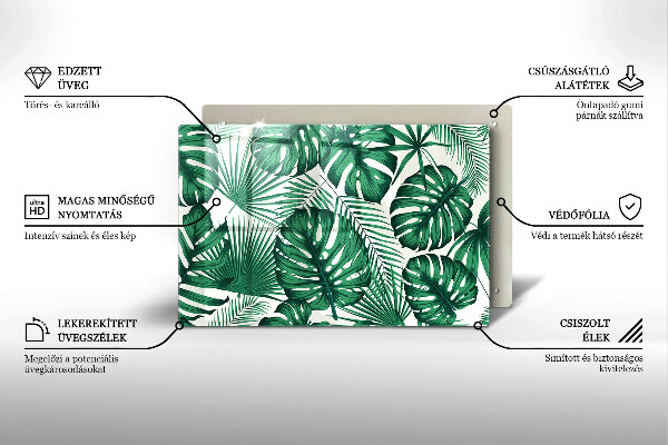 Sklo za varnú dosku Monstera odchádza