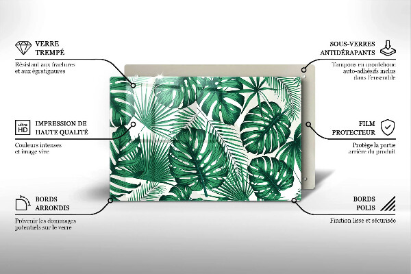 Sklo za varnú dosku Monstera odchádza