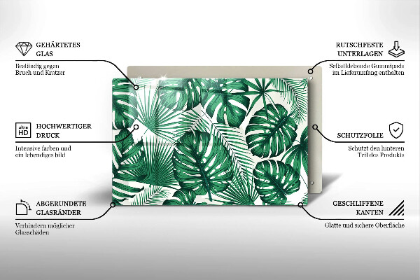 Sklo za varnú dosku Monstera odchádza