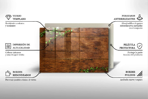 Kryt na indukčnú dosku Drevené dosky a listy