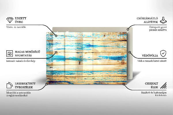 Kryt na indukčnú dosku Retro drevené dosky