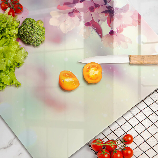 Kryt na indukčnú dosku Prírodné kvety jabloní