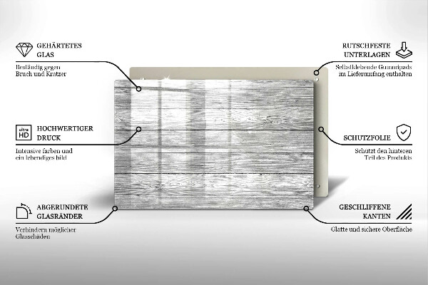 Kryt na indukčnú dosku Staré drevené dosky
