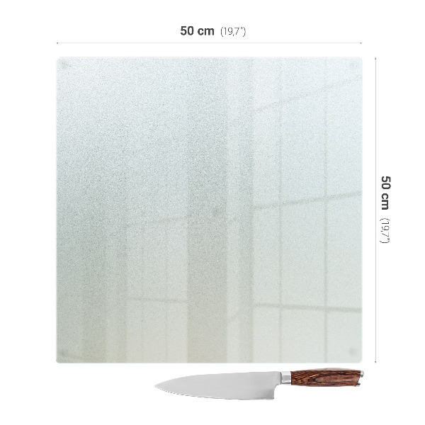 Sklenený kryt za sporák v rozmere 50 × 50 cm
