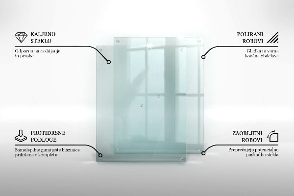 Transparentný kryt na indukčnú dosku 2x40x52 cm