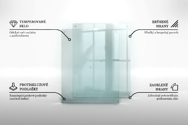 Transparentný kryt na indukčnú dosku 2x40x52 cm