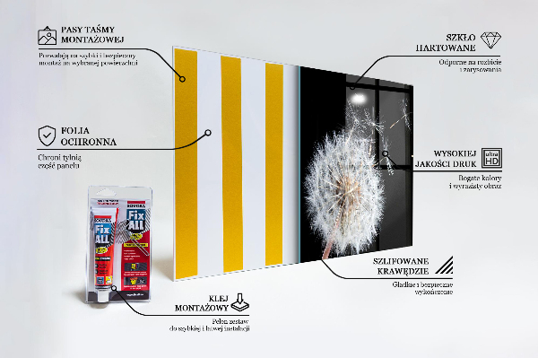 Nástenný panel  Púpava púpava vo vetre