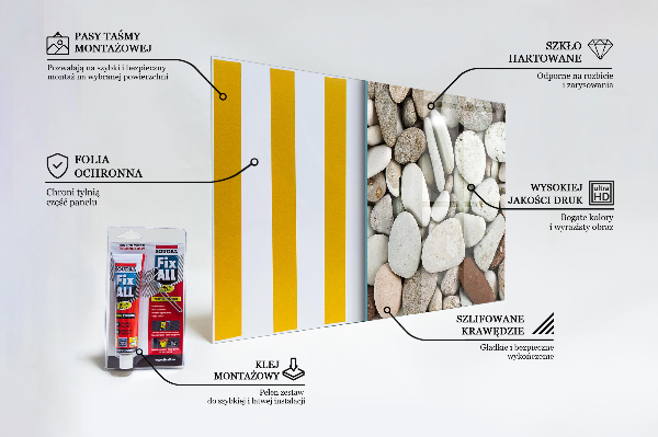 Nástenný panel  Kamenistá pláž