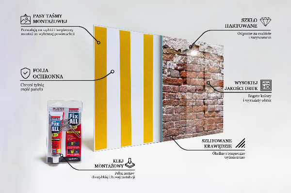 Nástenný panel  Kamenná tehlová stena