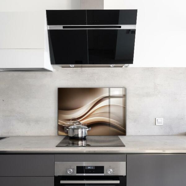 Sklenený obklad do kuchyne Abstrakcia energetických vĺn