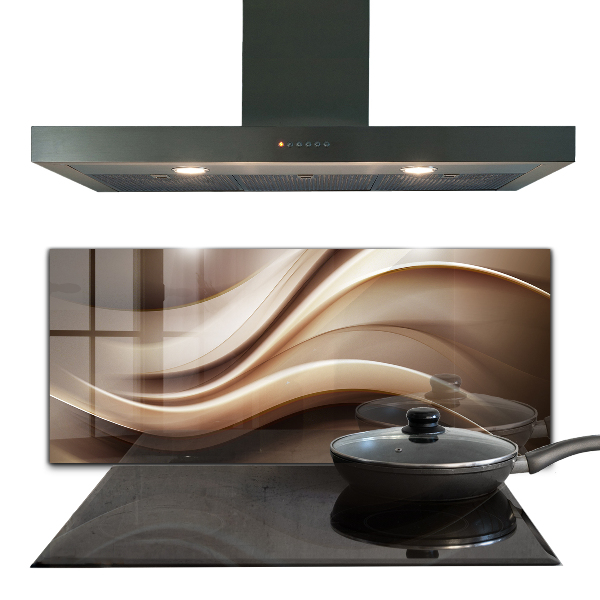 Sklenený obklad do kuchyne Abstrakcia energetických vĺn