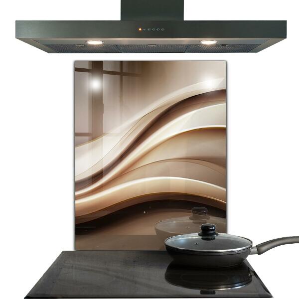 Sklenený obklad do kuchyne Abstrakcia energetických vĺn