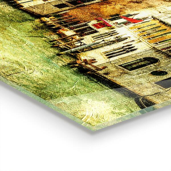 Sklenený obklad do kuchyne Vintage obrázok taliansko benátky